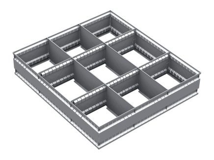 Vnútorné delenie zásuvok VND EPV 12B