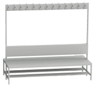 Šatňová lavica LAV 20V2 - šírka 2000 mm