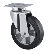 Prístrojové koleso čierne s ø 200 mm s uchytením doštičkou