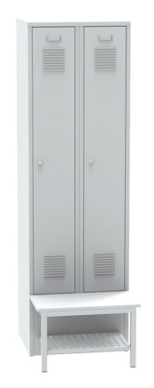 Šatníková skriňa s predsadenou lavicou s roštom SALP32_B - 6