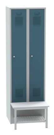 Šatníková skriňa s predsadenou lavicou s roštom SALP32_B - 5