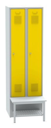 Šatníková skriňa s predsadenou lavicou s roštom SALP32_B - 2