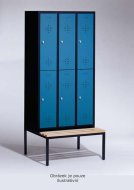 Šatňová skriňa kovová CP 8350-40