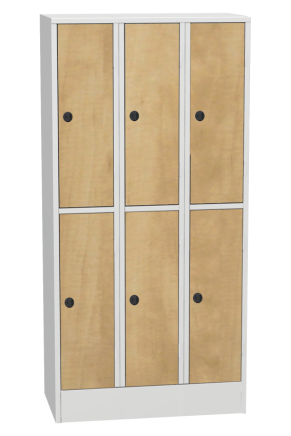 Šatníková skrinka s lamino dverami typ SHS 33AL - 2