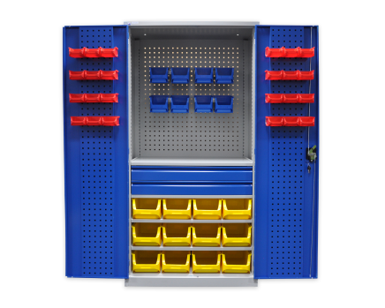 Dielenská skriňa so zásuvkami a plastovými boxami JF-TC02_var_4