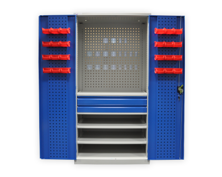 Dielenská skriňa so zásuvkami a plastovými boxami JF-TC02_var_6