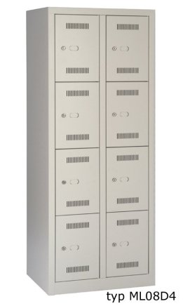 Šatníková skrinka BISLEY ML08D4