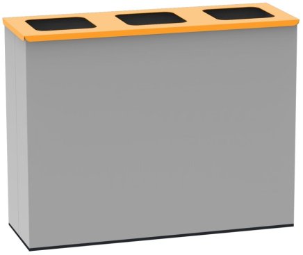 Odpadkový kovový kôš KOS 1295 komplet - 3
