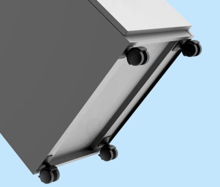 Podstavec s kolieskami KSZ 4PV - 2