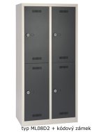 Šatníková skrinka BISLEY ML08D2