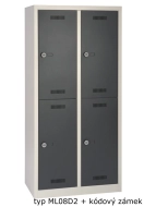 Šatníková skrinka BISLEY ML08D2