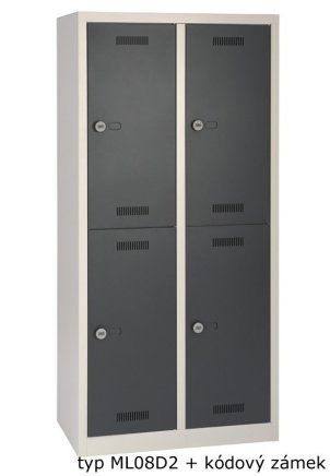 Šatníková skrinka BISLEY ML08D2
