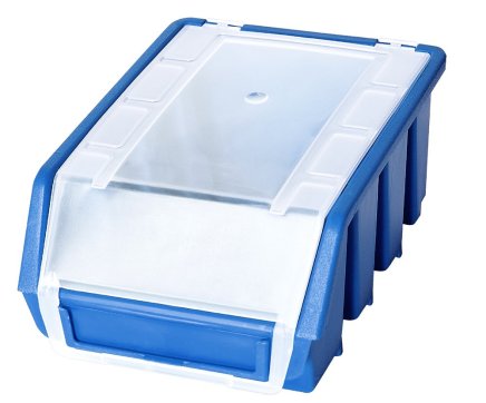 Plastové zásobníky Ergobox 2 Plus - farba modrá