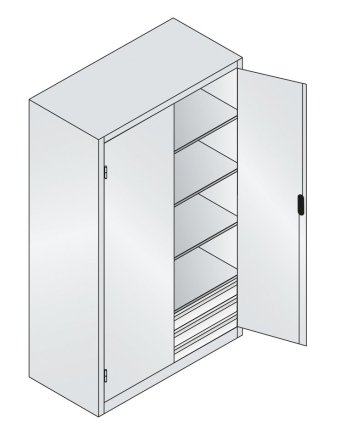 Dielenská skrinka CP 8932-503 - 6