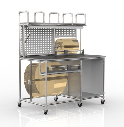 Univerzálny baliaci stôl 23020154, 2x rezačka - 4