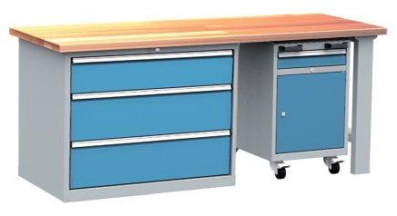 Dielenský stôl Kovos, set DPS 211