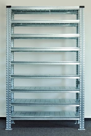 Bezskrutkový policový regál 1972 x 1124 x 410 mm