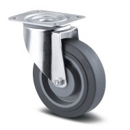 Prístrojové koleso šedé supratech s ø 200 mm a uchytením doštičkou, otočné