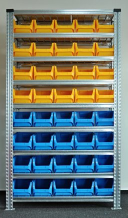 Regál s plastovými boxmi 877851017_VAR_5