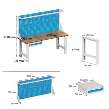 Dielenský pracovný stôl EN_2011_FP - 7