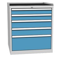 Zásuvková dielenská skriňa DPO 03C