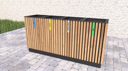 Kôš na triedený odpad Lamela III - 3