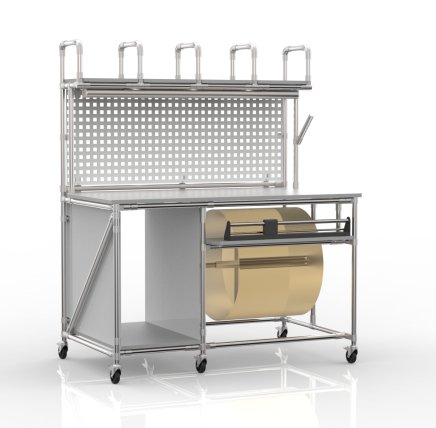 Baliaci stôl s rezačkou