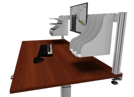 Závesný držiak dokumentov formátu A4 zvislý - 2