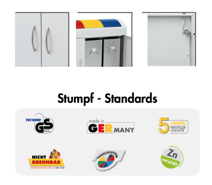 Odpadkový kôš na triedený odpad TD 4 - 3