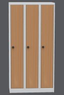 Šatňová skriňa s lamino dverami BAS 33AL