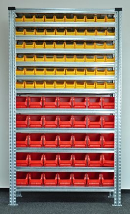 Regál s plastovými boxmi 877851009_VAR_3