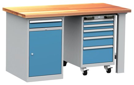 Dielenský stôl Kovos, set DPS 107