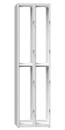 Šatňová skrinka delená XS84-18P - 2