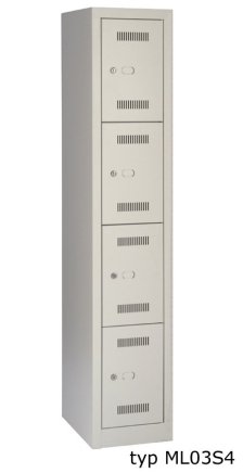 Šatníková skrinka BISLEY ML03S4