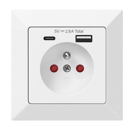 Skrinka na notebooky SZNL 4110 - 10 oddelení so zásuvkami a USB A+C - 10