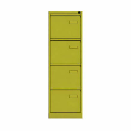 Kartotéka A4 - kovová kartotéka štvorzásuvková Bisley IPCCA14 zelená Bisley (bh2)