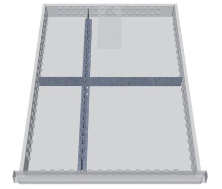 Kovové delenie zásuviek 115A