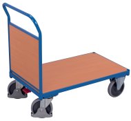Plošinový vozík s jednou drevenou výplňou sw-800.102
