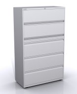 Skriňa so sklopnými dverami a zásuvkami SYC10/50/2/3