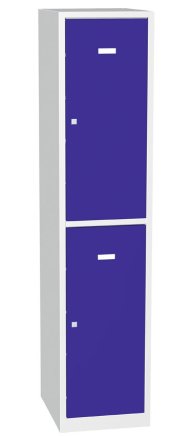 Šatníková skrinka s delenými dverami A8142