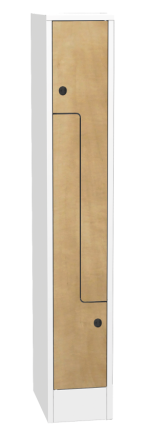 Šatníková skrinka s lamino dverami typ SZS 31AL - 2