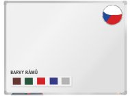 Biela magnetická tabuľa s emailovým povrchom 180 x 120 cm