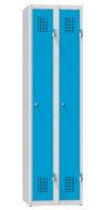 Kovová šatníková skrinka dvojdverová XS82-18