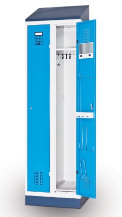 Kovová šatníková skrinka dvojdverová XS82-18 - 4