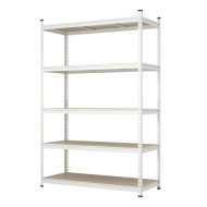 Kovový bezskrutkový policový regál REGM_12040183_W