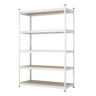 Kovový bezskrutkový policový regál REGM_12060183_W