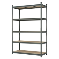 Kovový bezskrutkový policový regál REGM_12040183_G