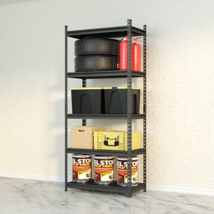 Celokovový bezskrutkový policový regál REG_8060183_B - 3