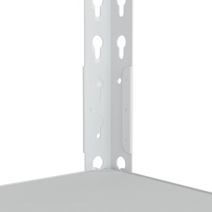 Celokovový bezskrutkový policový regál REG_9040183_W - 6