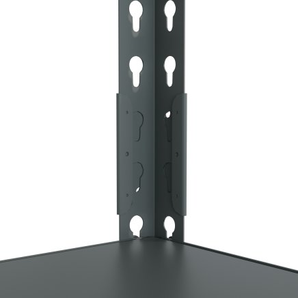 Celokovový bezskrutkový policový regál REG_8060183_G - 5